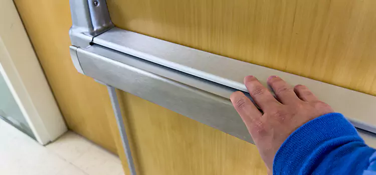 Installing a Push Bar on a Door Cleveland